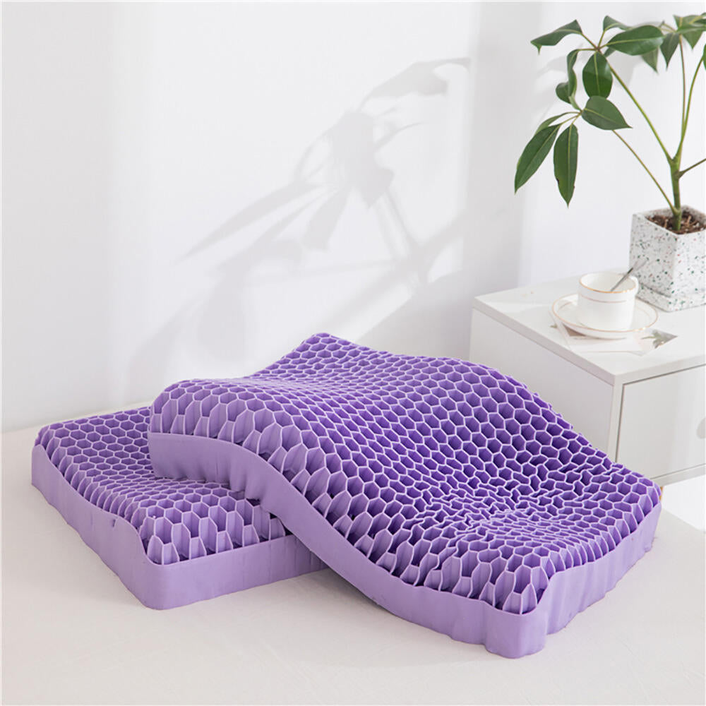 Almohada Cervical de Panal 3D Confort Anti-Dolores de Cuello