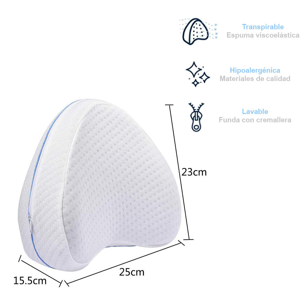 PACK 2 ALMOHADAS PARA PIERNAS CADERA LEG PILLOW PARA RODILLAS (4246)